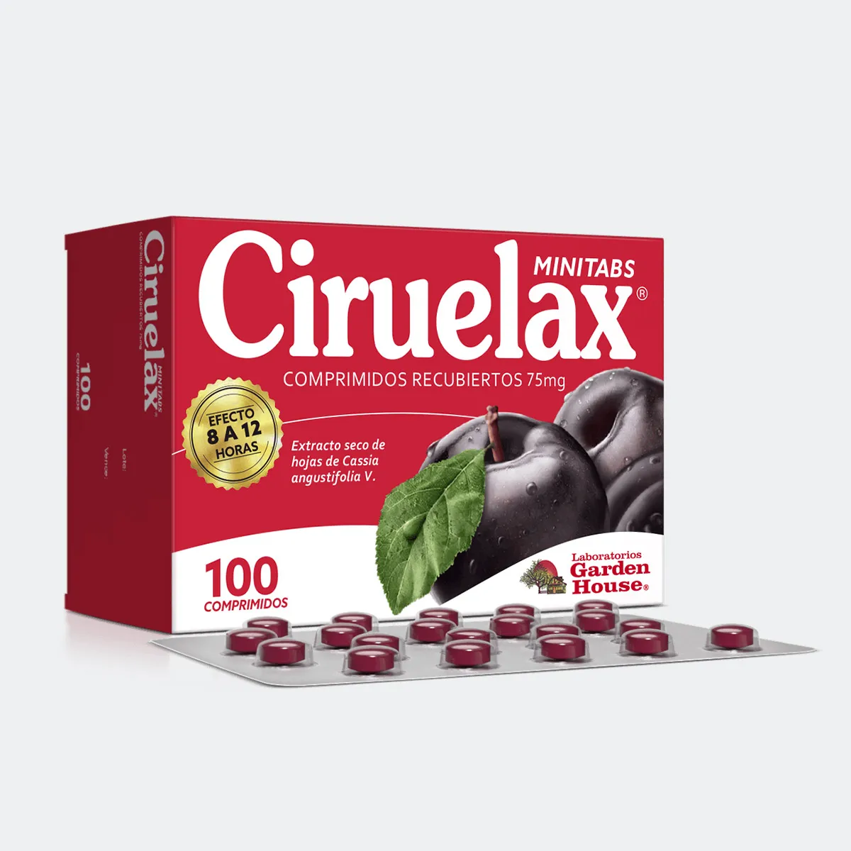 CIRUELAX MINITABS CAJA X 100 COMPRIMIDOS - Ecofarma