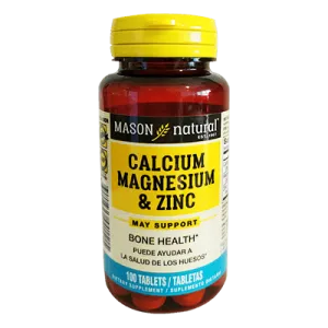 CALCIUM MAGNESIUM & ZINC X 100 TABLETAS - Ecofarma