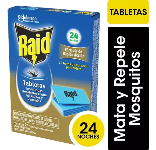 RAID TABLETAS CAJA X 24 UNIDADES - Ecofarma