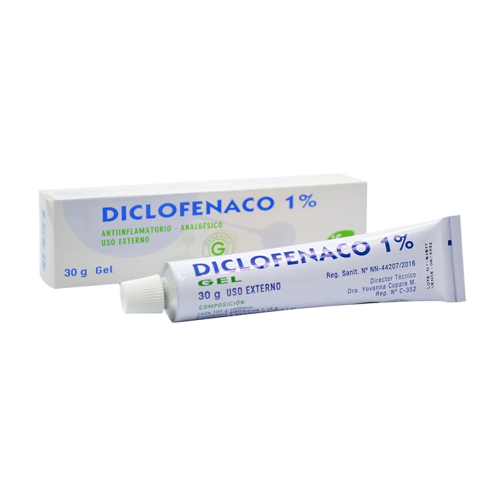 DICLOFENACO 1% GEL TUBO X  30 G - Ecofarma