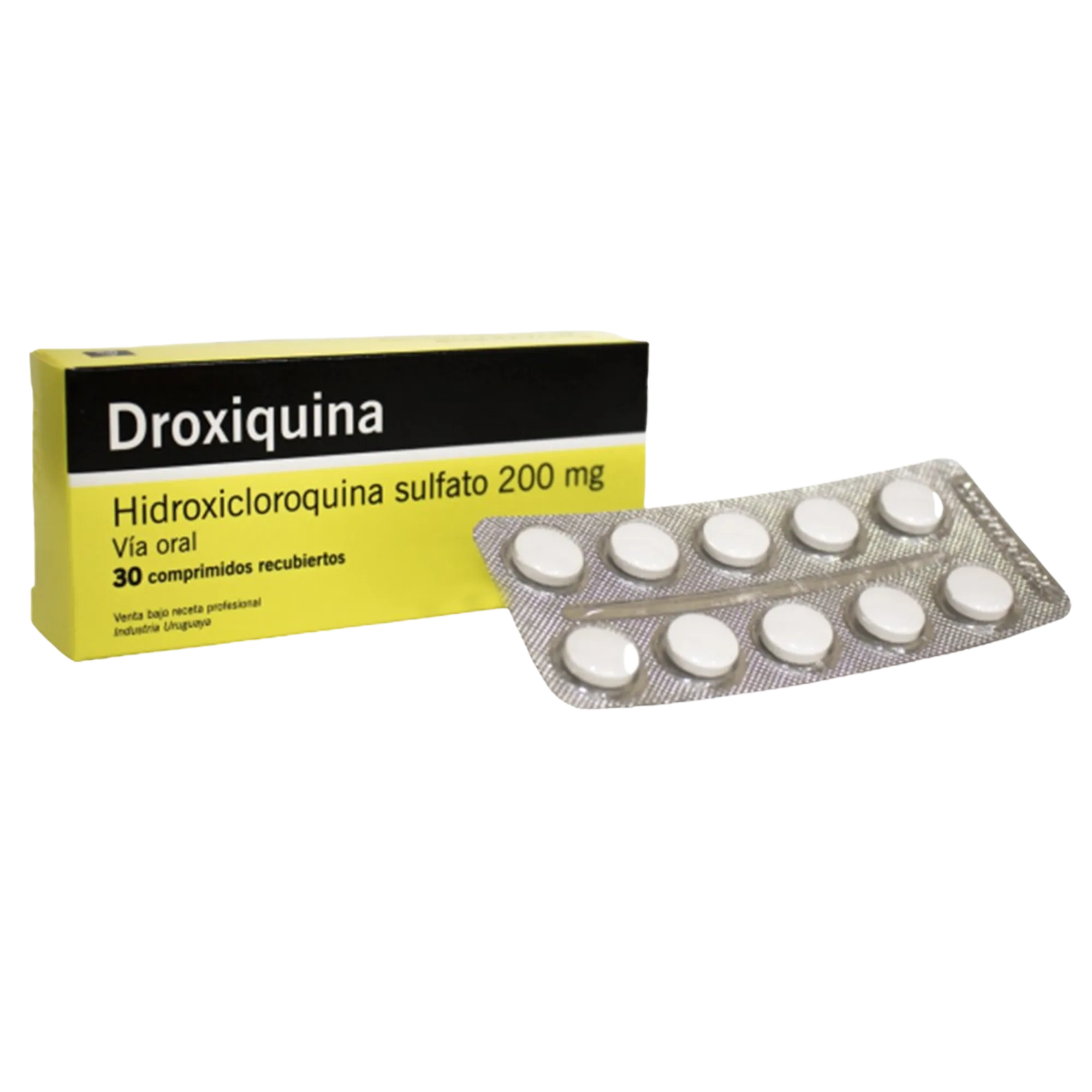 DROXIQUINA 200 MG CAJA X 30 COMPRIMIDOS RECUBIERTOS - Ecofarma