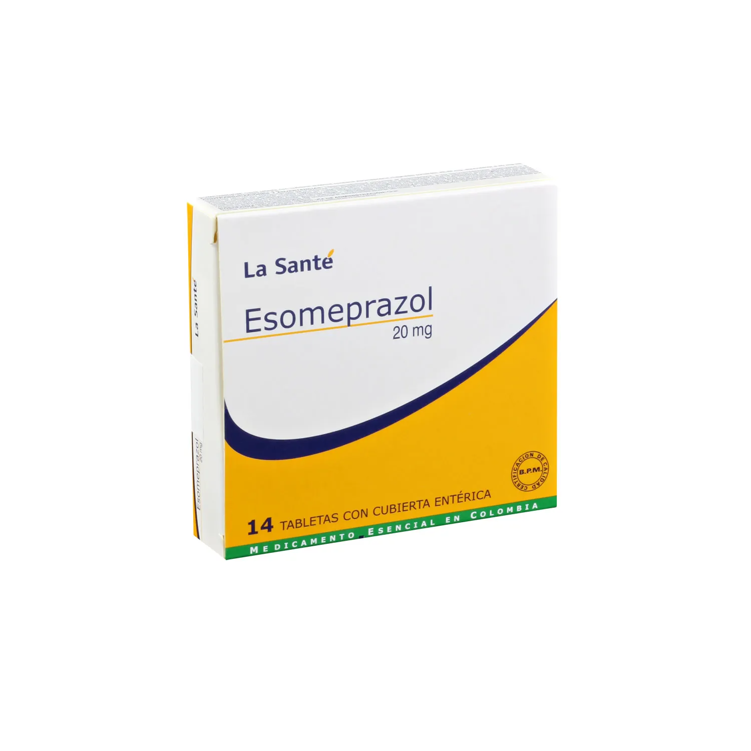 ESOMEPRAZOL 20 MG CAJA X 14 TABLETAS - Ecofarma
