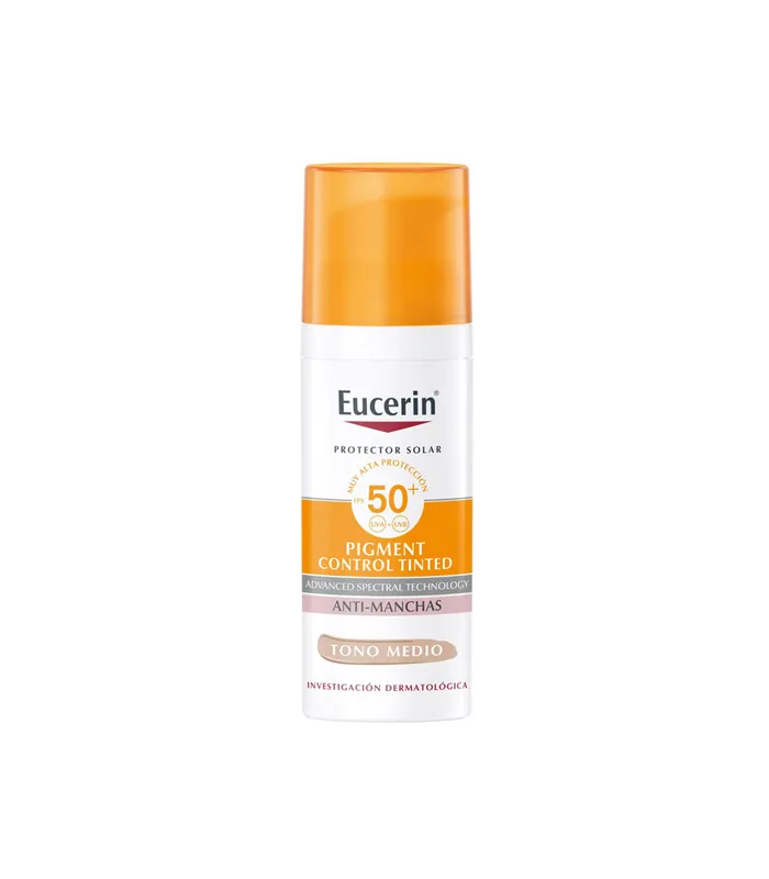 EUCERIN PIGMENT CONTROL TINTED TONO MEDIO FPS 50 X 50 ML - Ecofarma