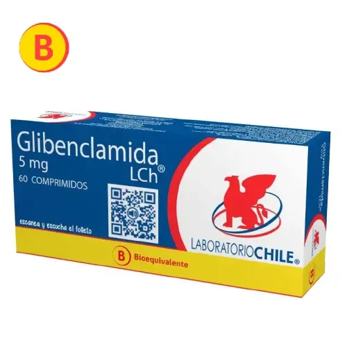 GLIBENCLAMIDA 5 MG CAJA X 60 COMPRIMIDOS - Ecofarma
