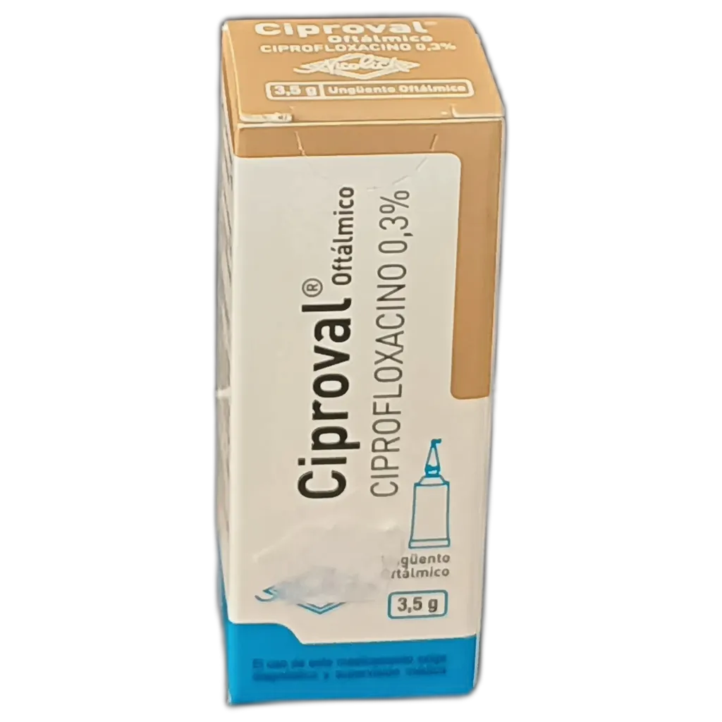 CIPROVAL  UNGUENTO  OFTALMICO X 3.5 GR - Ecofarma
