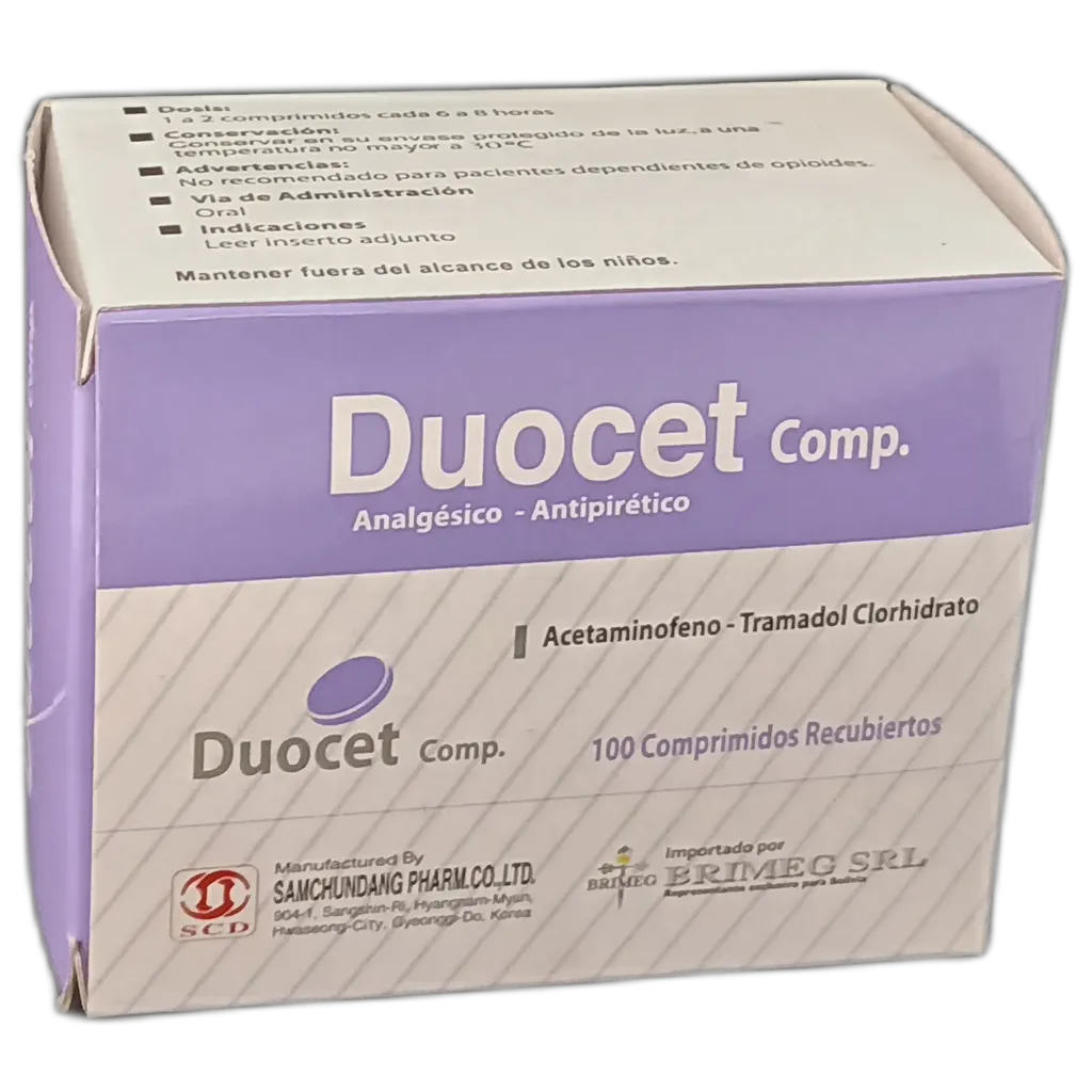 DUOCET CAJA X 100 COMPRIMIDOS - Ecofarma