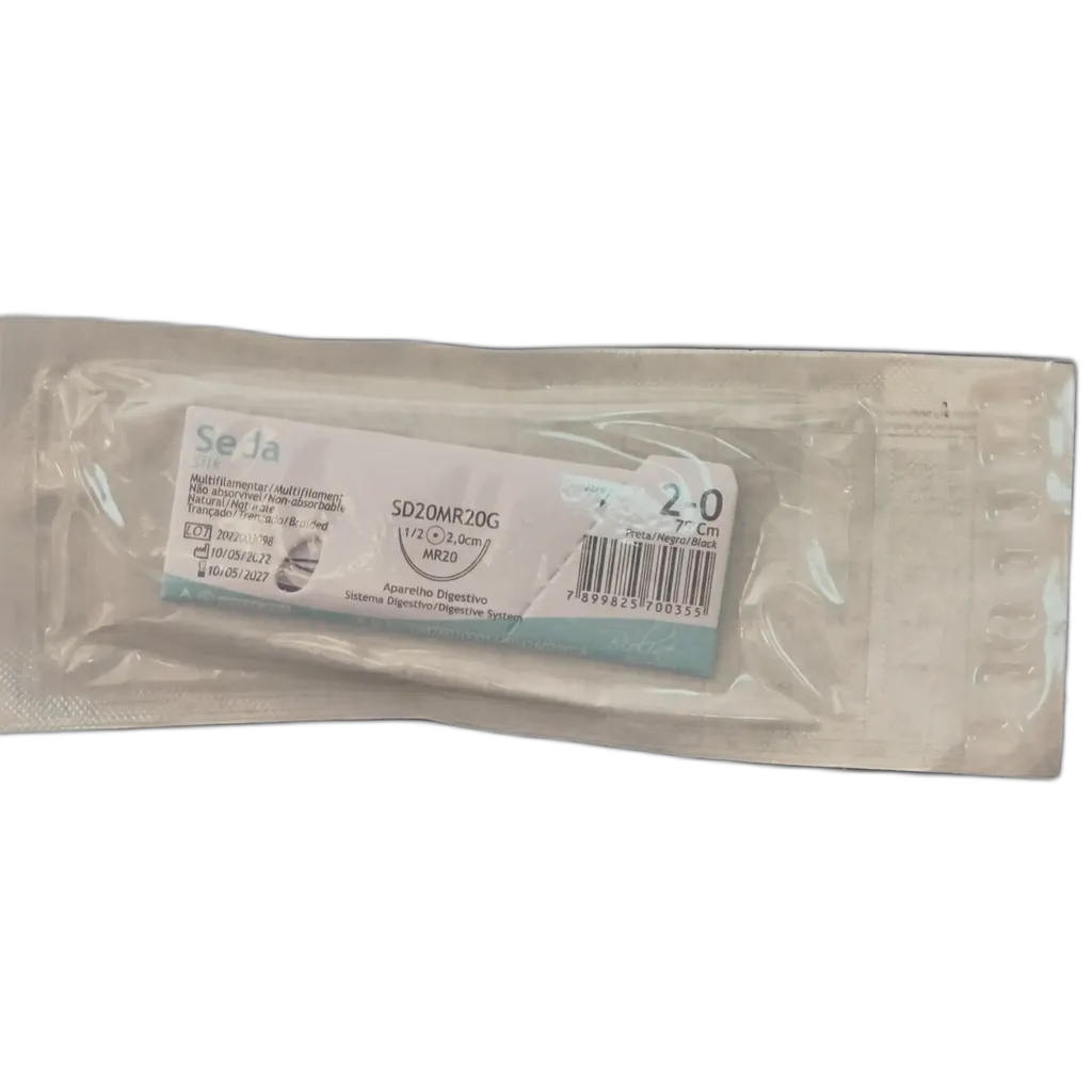 HILO DE SUTURA SEDA 2/0-3/0-4/0-5/0 BIOLINE - Ecofarma