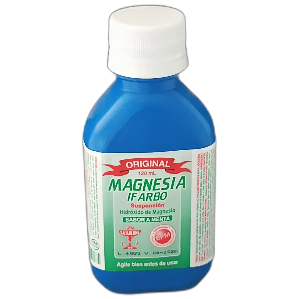 LECHE DE MAGNESIA SUSPENCION MENTA FCO X 120 ML - Ecofarma