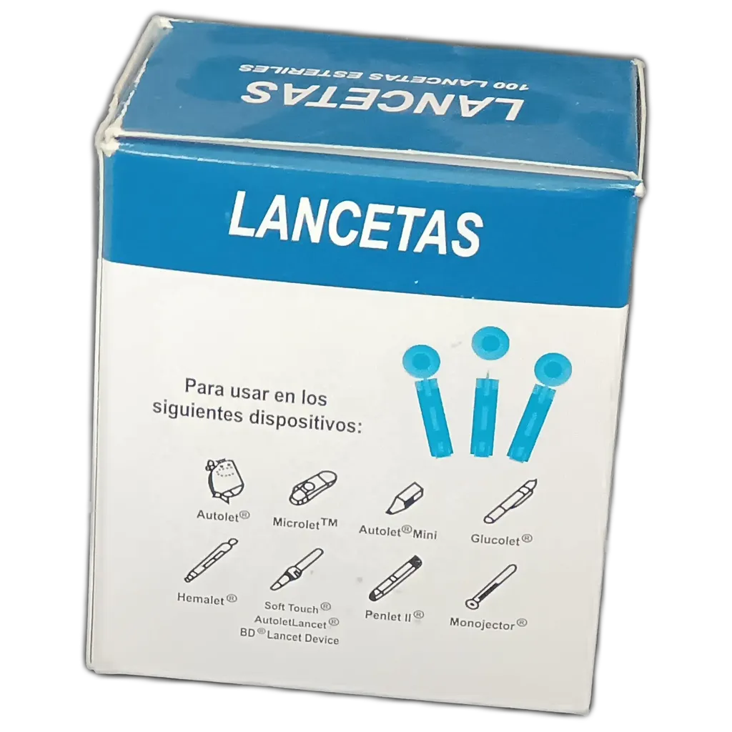 LANCETAS CAJA X 100 UNIDADES - Ecofarma