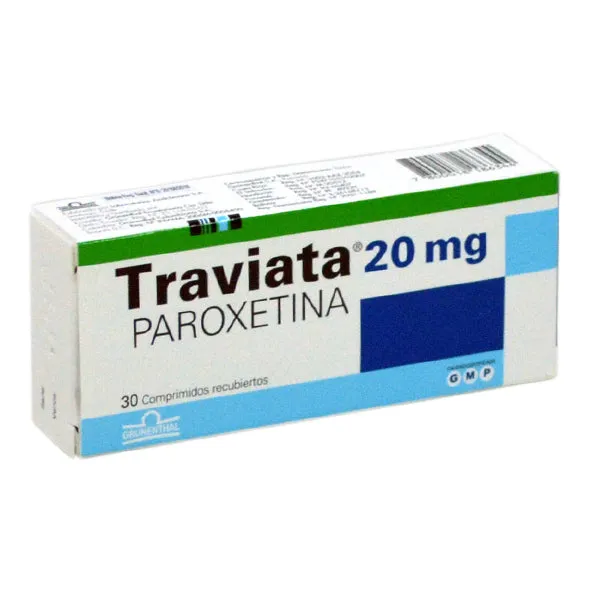 TRAVIATA 20 MG CAJA X 30 COMPRIMIDOS - Ecofarma