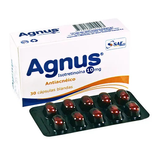 AGNUS 10 MG CAJA X 30 CAPSULAS - Ecofarma