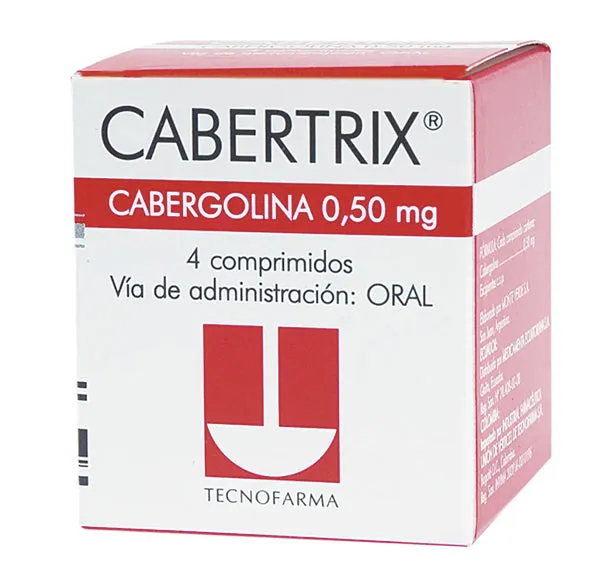 CABERTRIX 0.50 MG FCO X 4 COMPRIMIDOS - Ecofarma