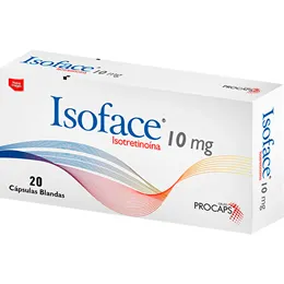 ISOFACE 10 MG CAJA X 20 CAPSULAS - Ecofarma
