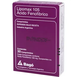 LIPOMAX 105 CAJA X 30 COMPRIMIDOS - Ecofarma