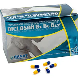 DICLOSAN B1 B2 B12 CAJA X 100 COMPRIMIDOS - Ecofarma