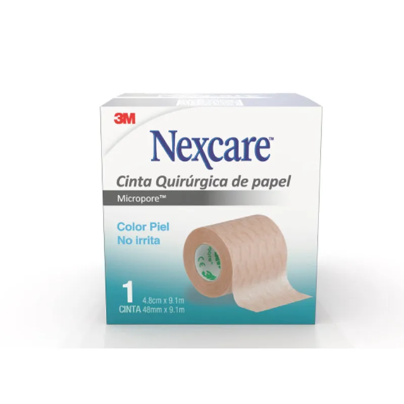 MICROPORE NEXCARE 4.8 X 9.1 M COLOR BLANCO - Ecofarma