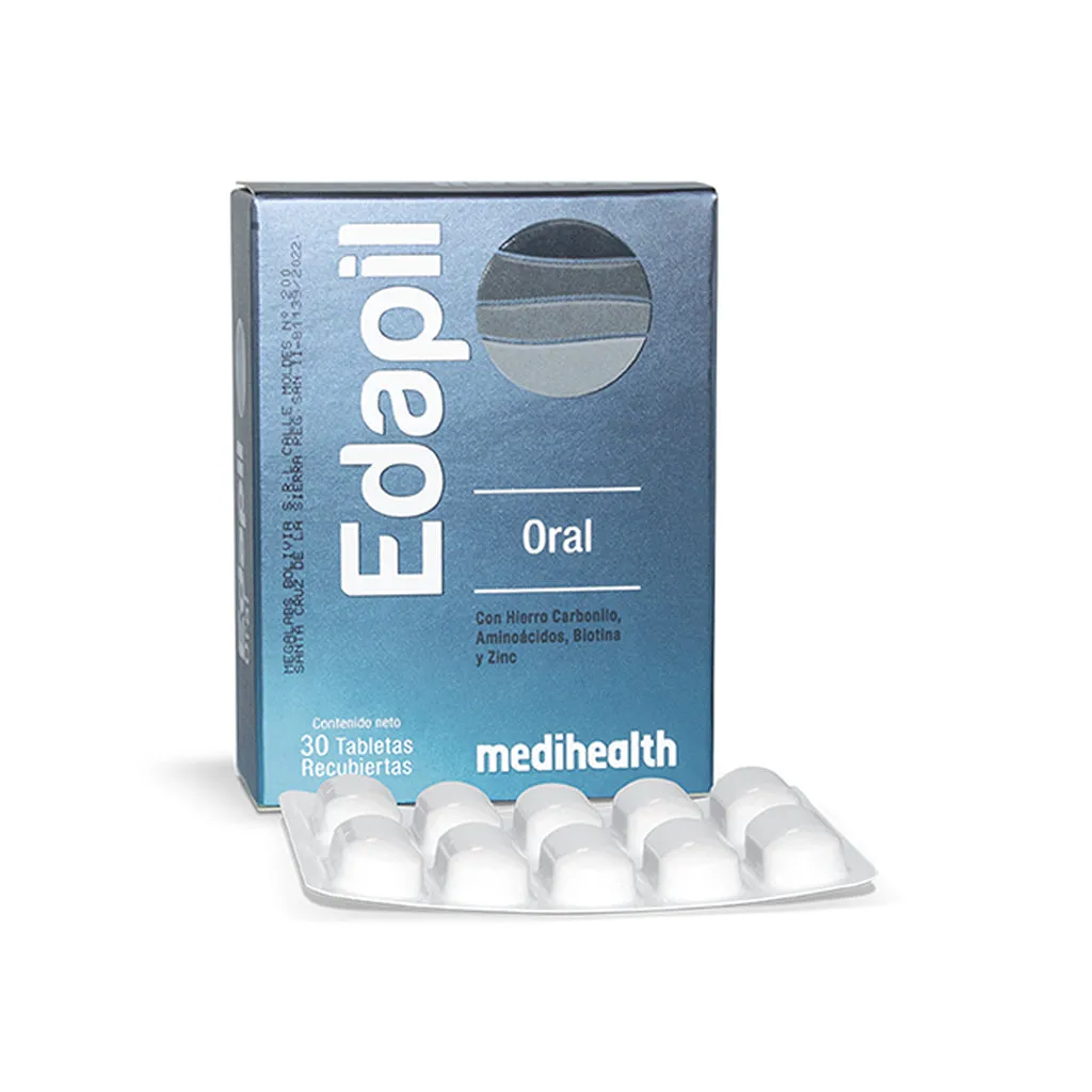 EDAPIL ORAL  CAJA X 30 COMPRIMIDOS RECUBIERTOS - Ecofarma