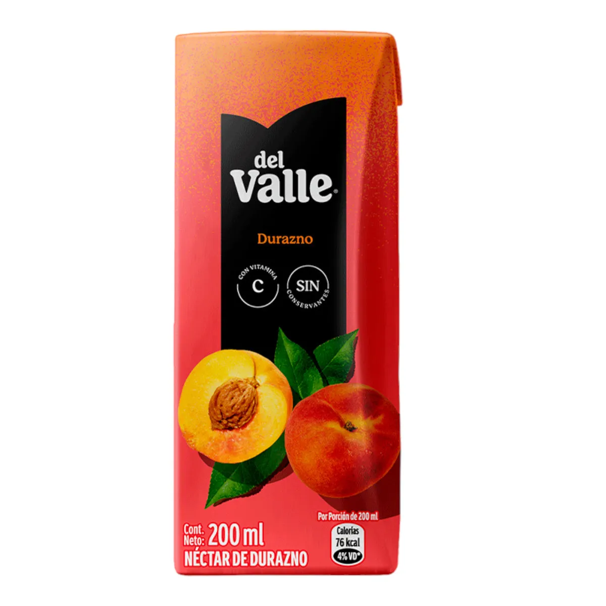DEL VALLE DURAZNO 200 ML - Ecofarma