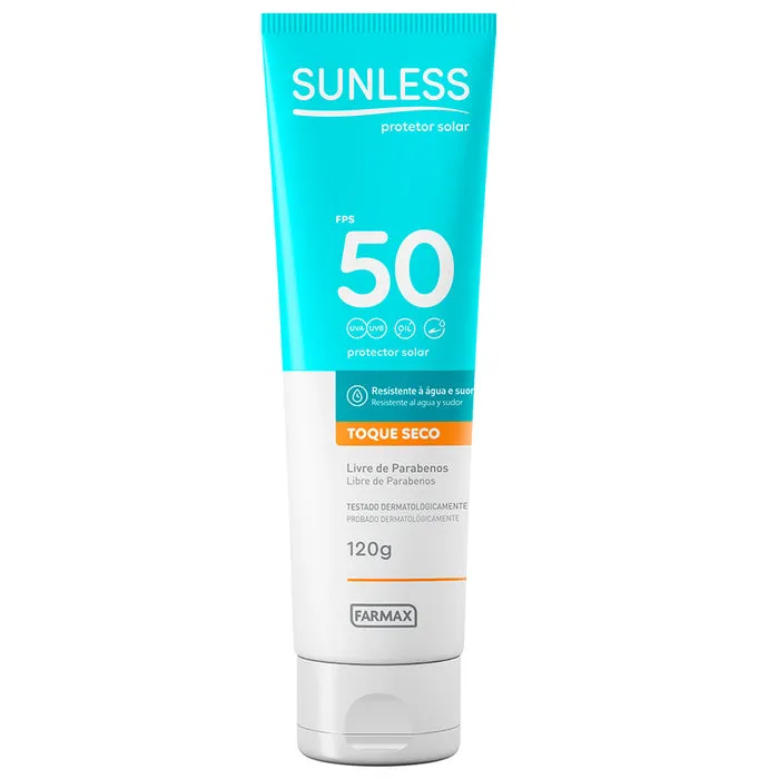 PROTECTOR SOLAR SUNLESS SPF 50 X 120 GR + - Ecofarma