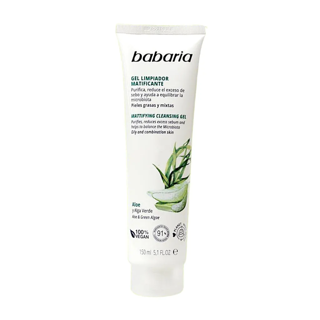 BABARIA GEL LIMPIADOR FACIAL ALOE VERA - Ecofarma
