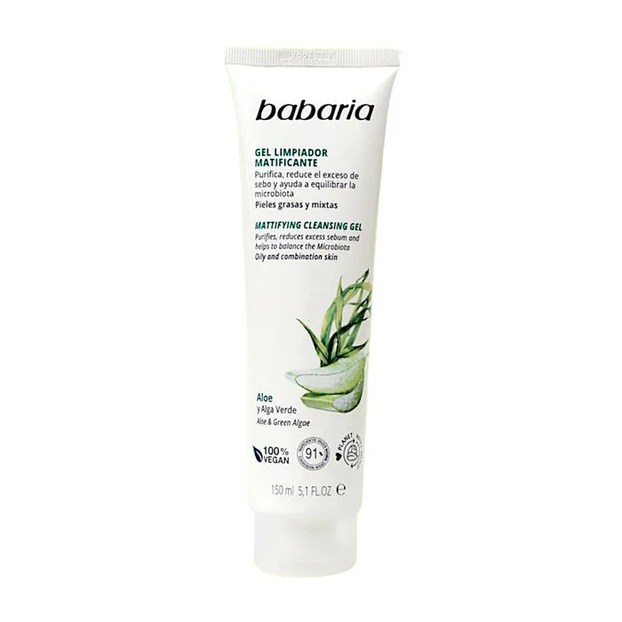 BABARIA GEL LIMPIADOR MATIFICANTE X150 ML - Ecofarma