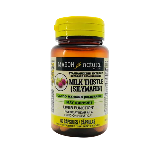 MILK THISTLE SILIMARINA CARDO MARIANO FRASCO X 60 CAPSULAS - Ecofarma