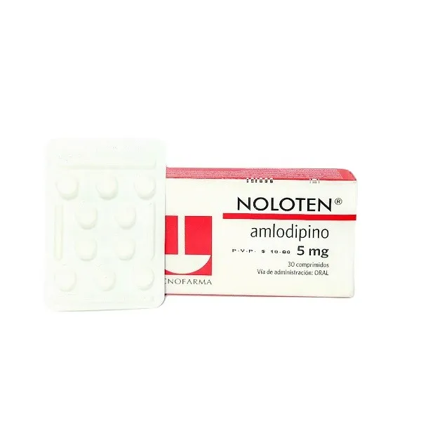 NOLOTEN 5 MG CAJA X 30 COMPRIMIDOS - Ecofarma