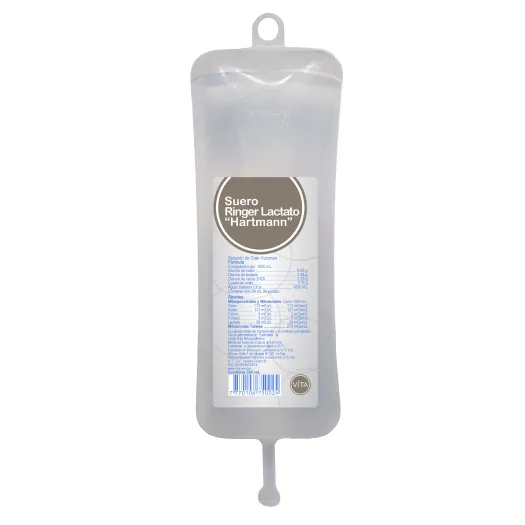 SUERO RINGER LACTATO HARTMANN X 500 ML - Ecofarma