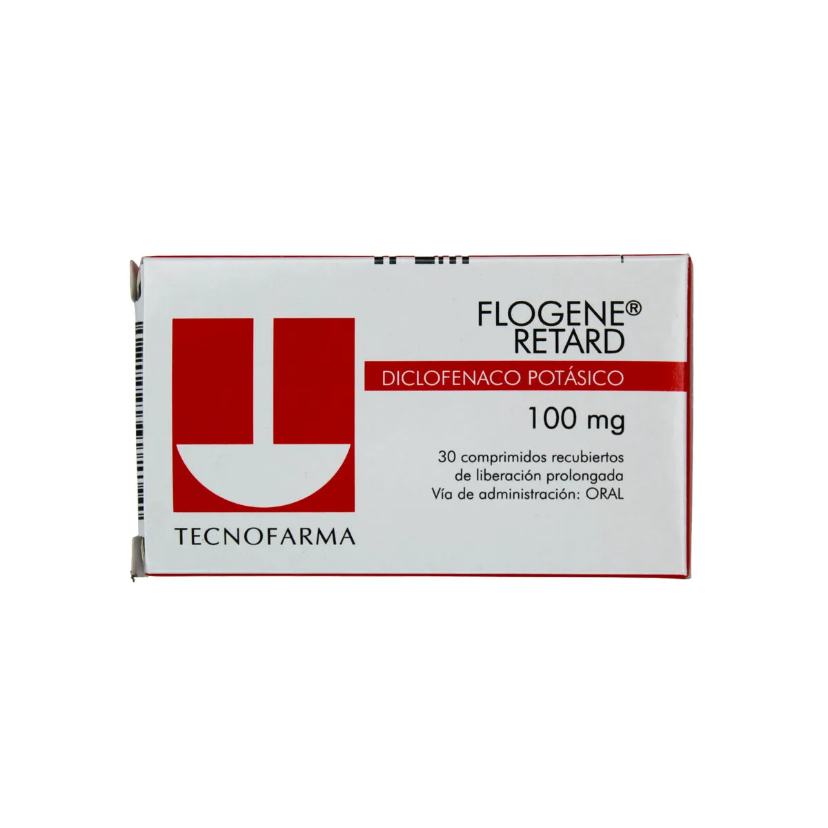 FLOGENE RETARD 100 MG CAJA X 30 COMPRIMIDOS - Ecofarma