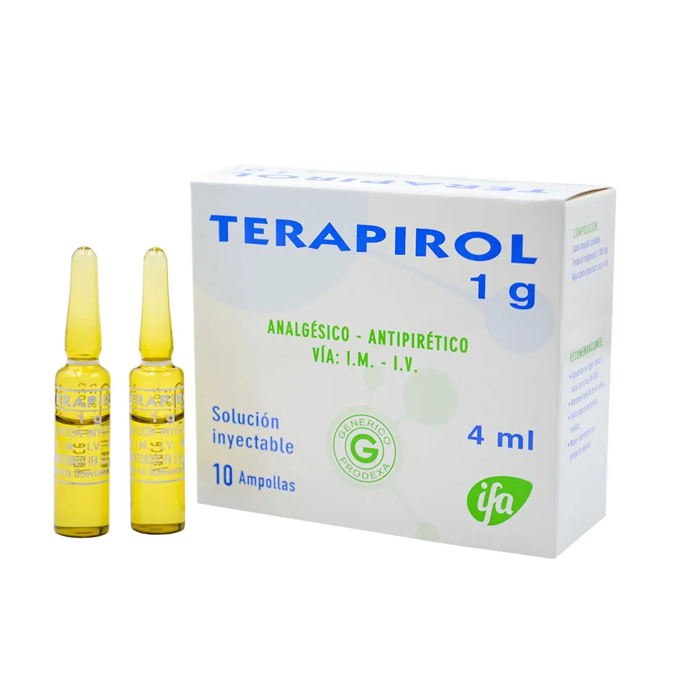TERAPIROL 1 GR CAJA X    INYECTABLE  - Ecofarma
