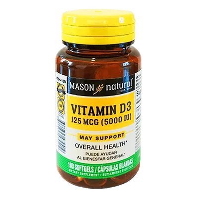 VITAMIN D3 5000 IU FCO X 100 CAPSULAS - Ecofarma