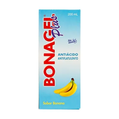BONAGEL PLUS BANANA SUSP FCO X 200 ML - Ecofarma