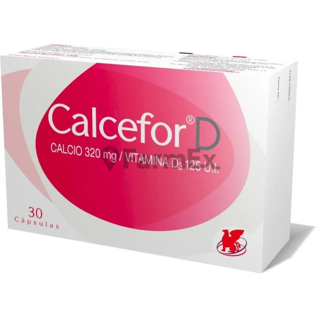 CALCEFOR D CAJA X 30 CAPSULAS - Ecofarma