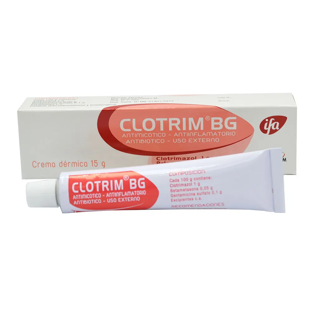 CLOTRIM BG CREMA TUBO X 15 G - Ecofarma