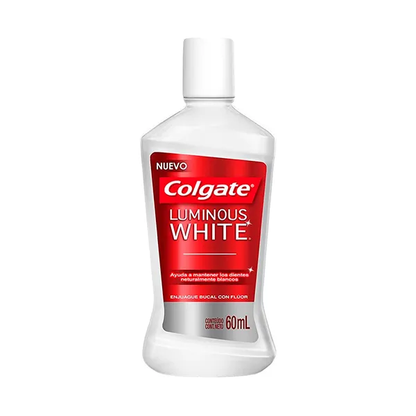 ENJUAGUE BUCAL COLGATE LUMINOUS WHITE FCO X 500 ML - Ecofarma