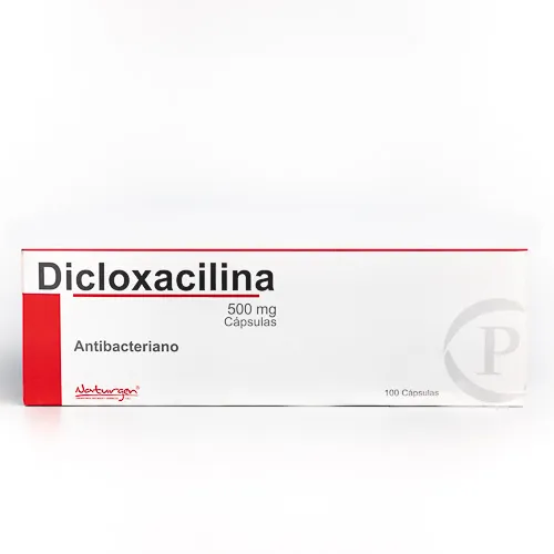 DICLOXACILINA 500 MG CAJA X 100 CAPSULAS - Ecofarma