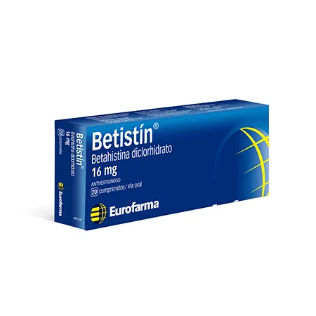 BETISTIN 16 MG CAJA X 20 COMPRIMIDOS - Ecofarma