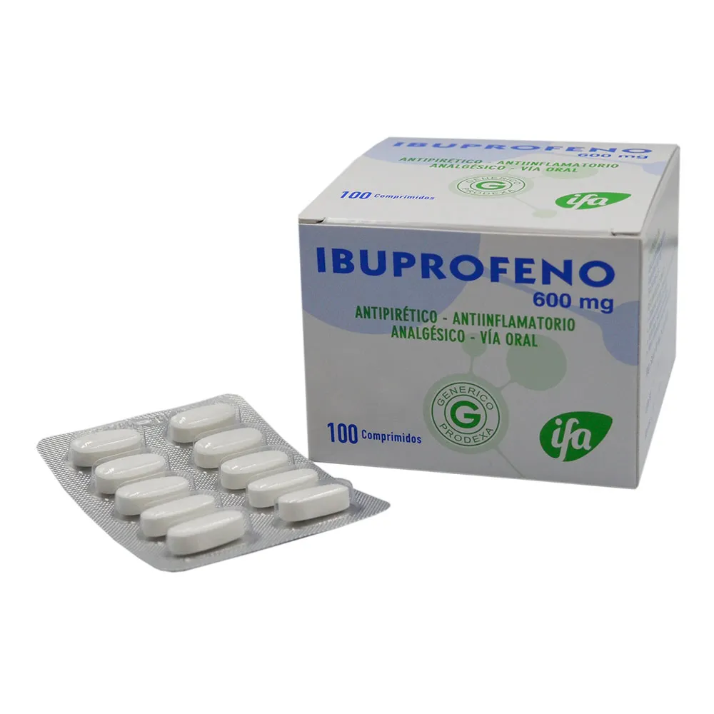 IBUPROFENO 600 MG CAJA X 100 COMPRIMIDOS - Ecofarma