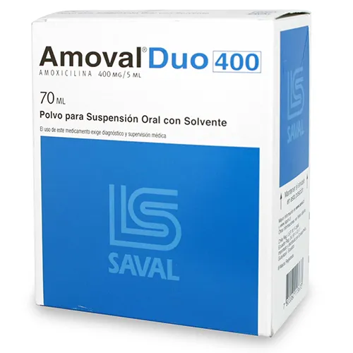 AMOVAL DUO 1000 MG SUSPENCION FCO X 50 ML - Ecofarma