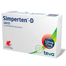 SIMPERTEN D 100/25 MG CAJA X 30 COMPRIMIDOS - Ecofarma