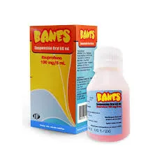 BANES 100 MG IBUPROFENO SUSPENCION FCO X 100 ML - Ecofarma