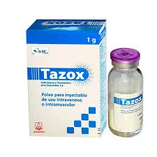 TAZOX 1 GR CAJA X 1 POLVO PARA    INYECTABLE  - Ecofarma