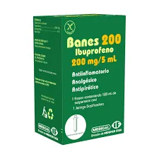 BANES 200 MG IBUPROFENO SUSPENSION FCO X 120 ML - Ecofarma