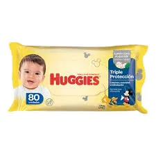 TOALLITAS HUMEDAS HUGGIES AMARILLA X 80 UNID. - Ecofarma