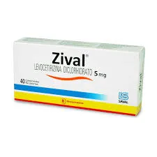 ZIVAL 5 MG CAJA X 40 COMPRIMIDOS - Ecofarma