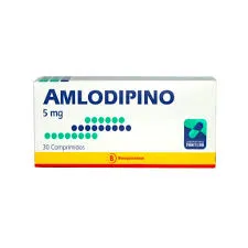 AMLODIPINO 5 MG CAJA X 30 COMPRIMIDOS - Ecofarma