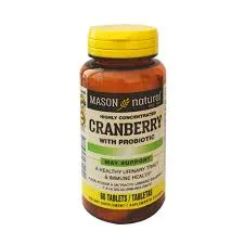 CRANBERRY WITH PROBIOTIC FCO X 60 TABLETAS - Ecofarma
