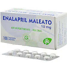 ENALAPRIL 10 MG CAJA X 100 COMPRIMIDOS - Ecofarma