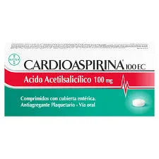 CARDIOASPIRINA 100 MG CAJA X 20 COMPRIMIDOS - Ecofarma