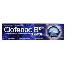 CLOFENAC B12 FORTE CAJA X 1 AMPOLLA 3 ML - Ecofarma
